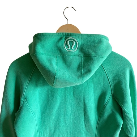 Lululemon Scuba Hoodie Size 8 Green Minty - Picture 8 of 12